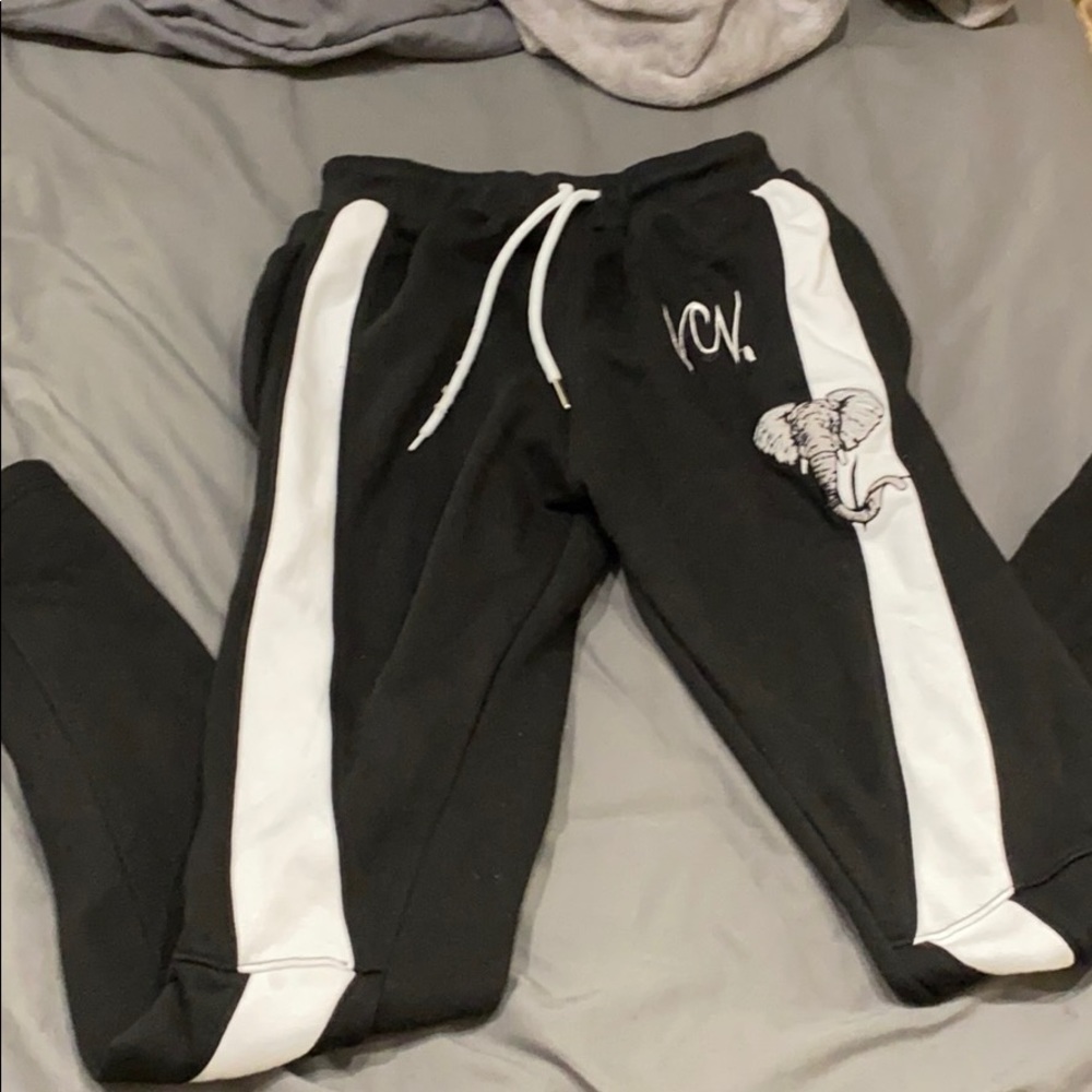 Custom premium elephant logo joggers